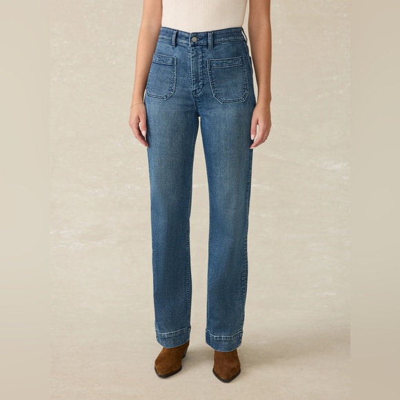 Faherty stretch terry patch pocket pant, size 27 - Picture 5 of 5